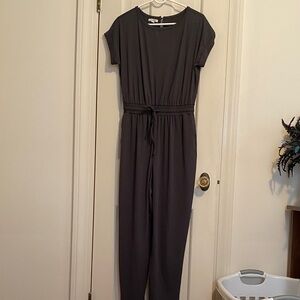 Athleisure Gray Jumpsuit